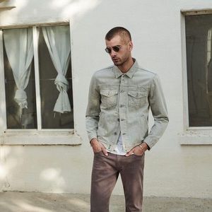 Paige Denim Jacket Sandrift